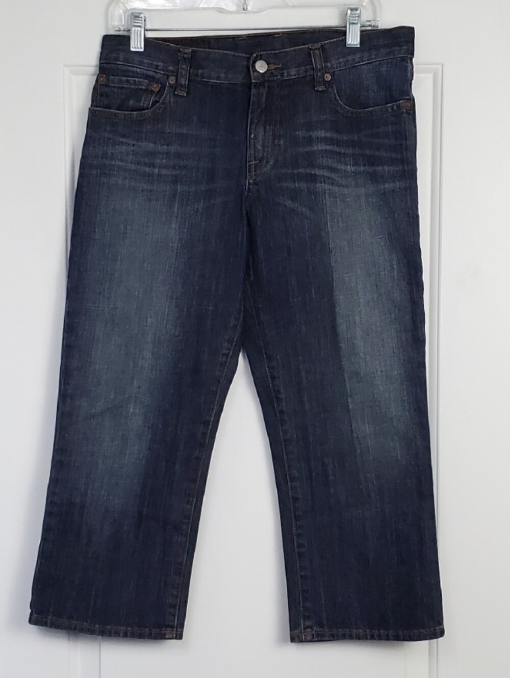 Lucky Brand Classic Fit Crop Stretch Denim Jeans Ol Red Wing - Size 29 - EUC